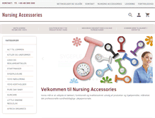 Tablet Screenshot of nursingaccessories.dk